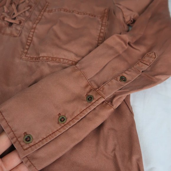 FREE PEOPLE HI-LO CRISS CROSS TOP - Picture 4 of 8